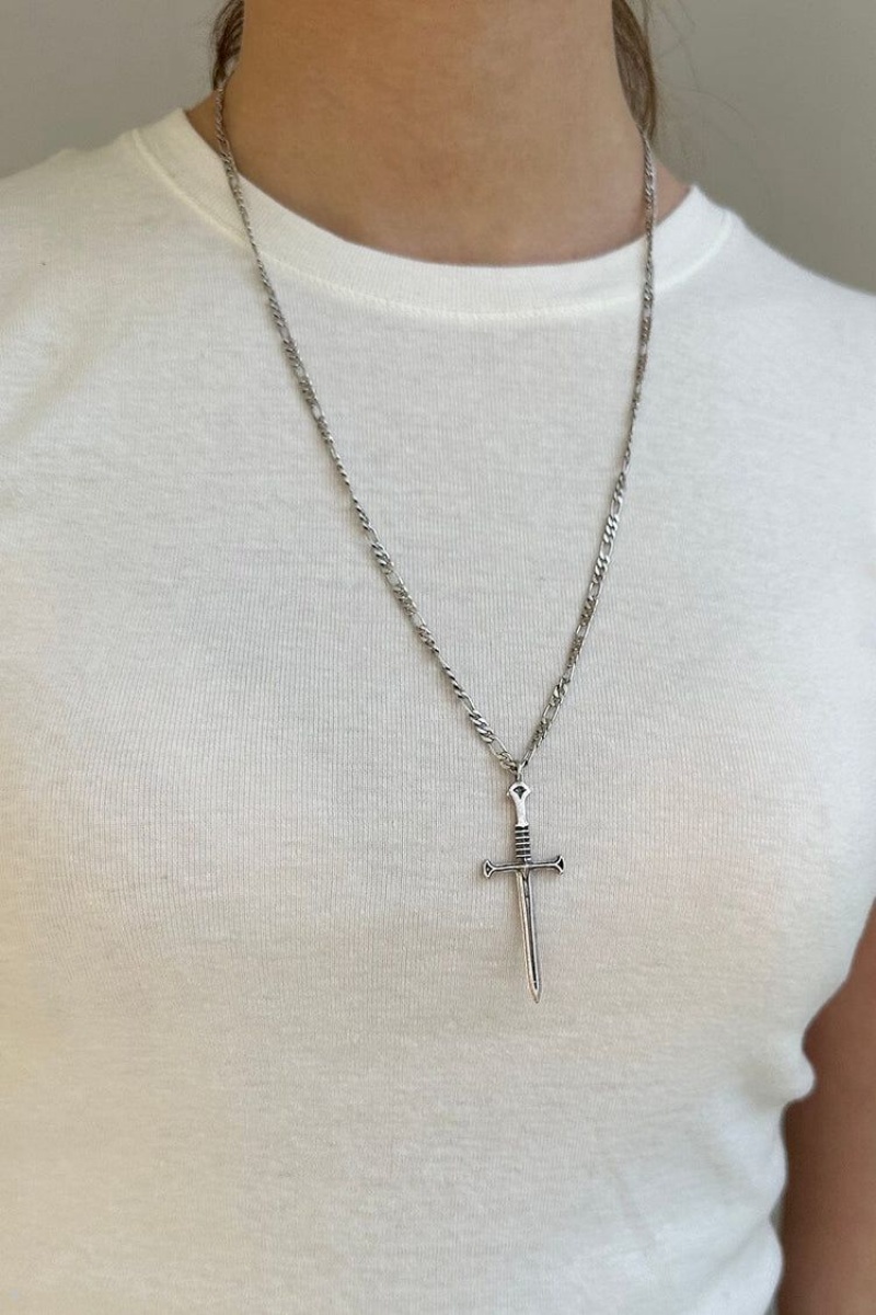 Collier Brandy Melville Sword Argent | GVN-74586493